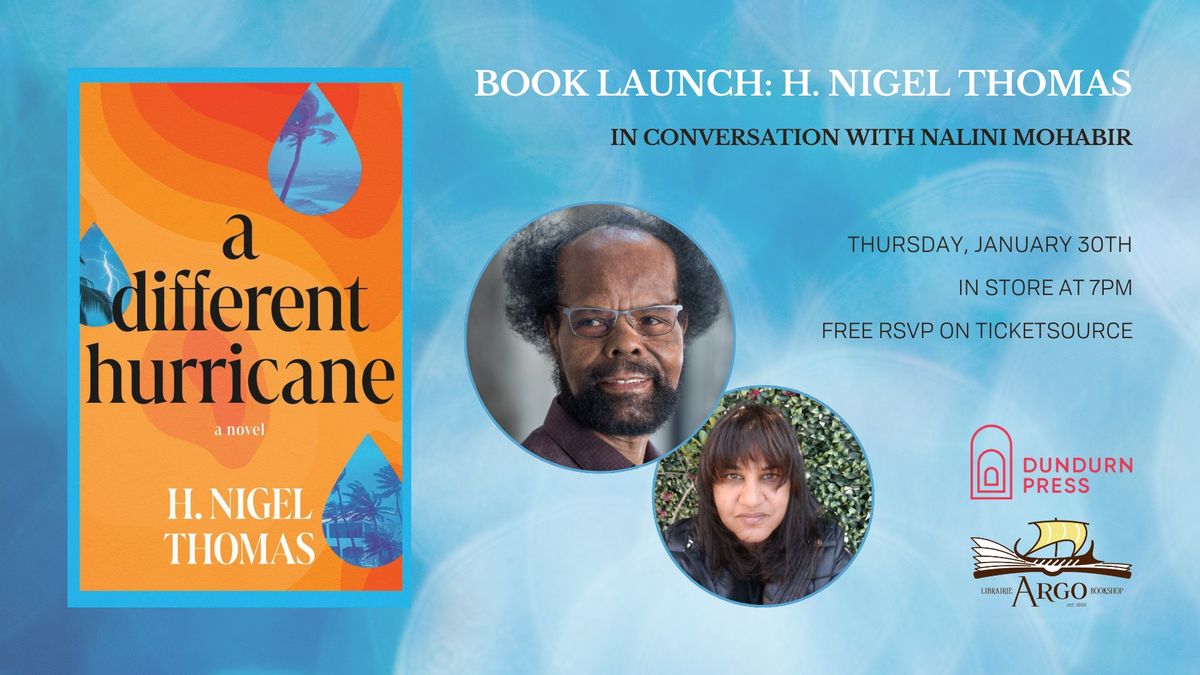 Book Launch: H. Nigel Thomas, In Conversation with Nalini Mohabir