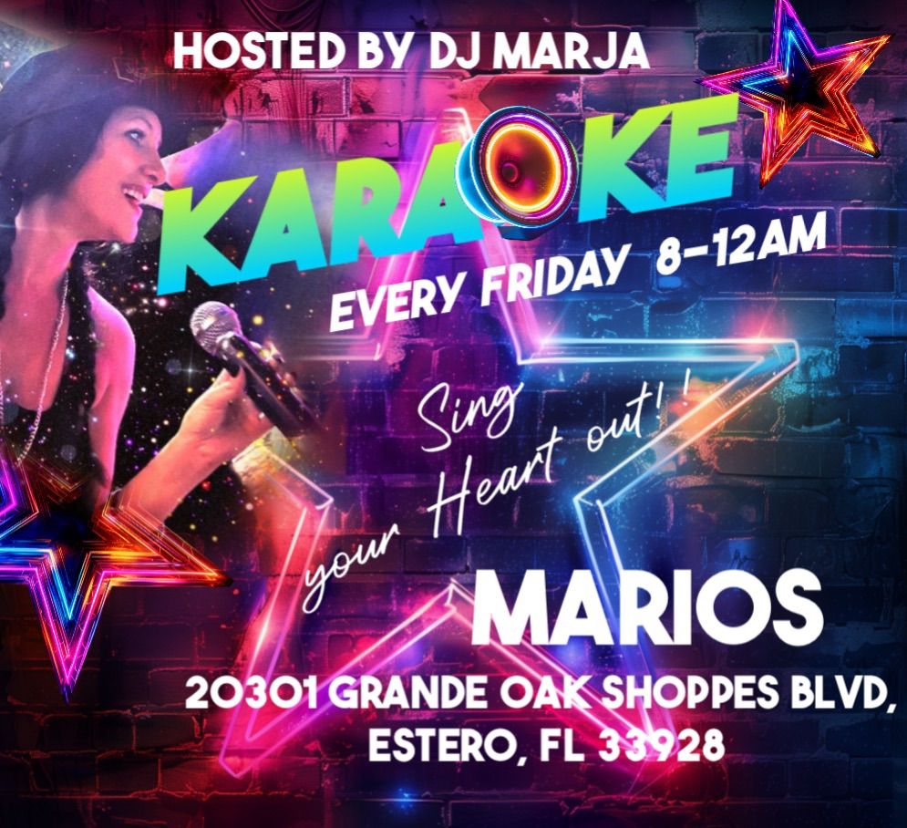 Karaoke hosted by DJ Marja 