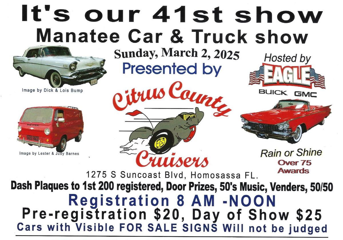 41st Annual Manatee Car & Truck Show