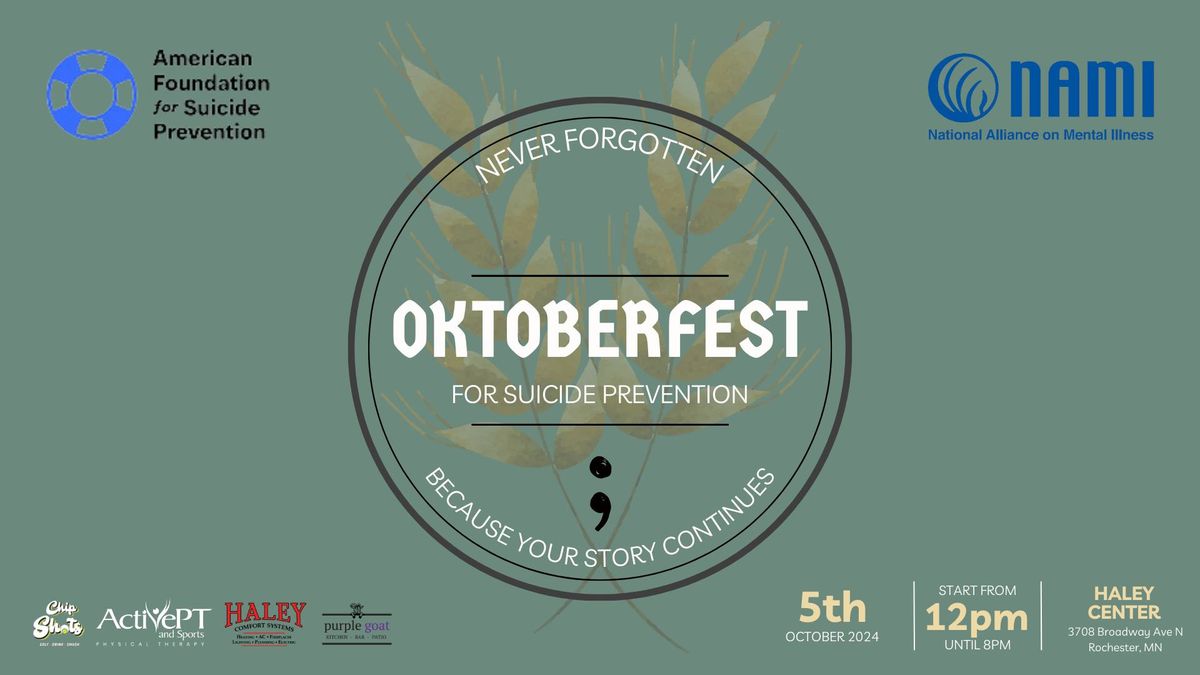 Oktoberfest for Suicide Prevention