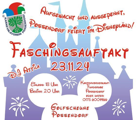 Faschingsauftakt am 23.11.2024