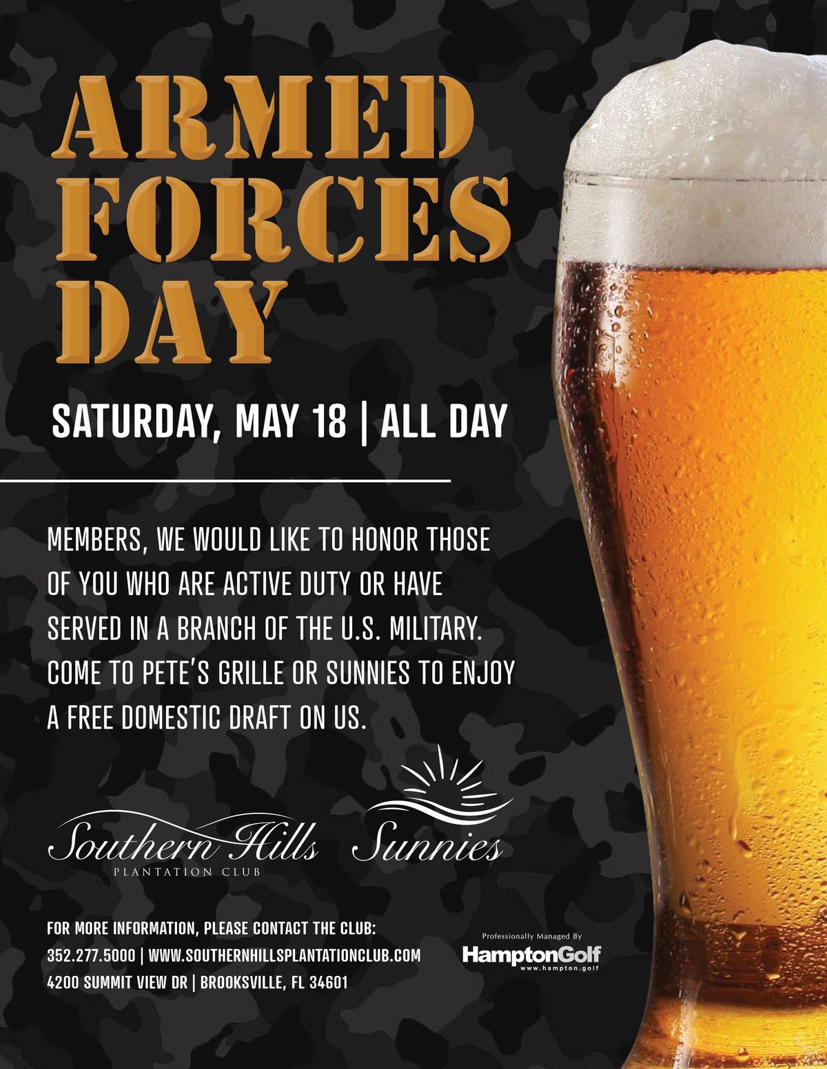 Armed Forces Day (Member Event)