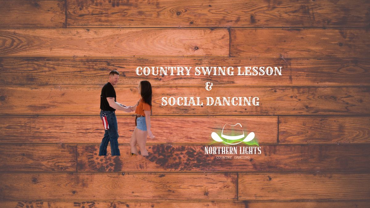 Country Swing Lesson & Social Dancing