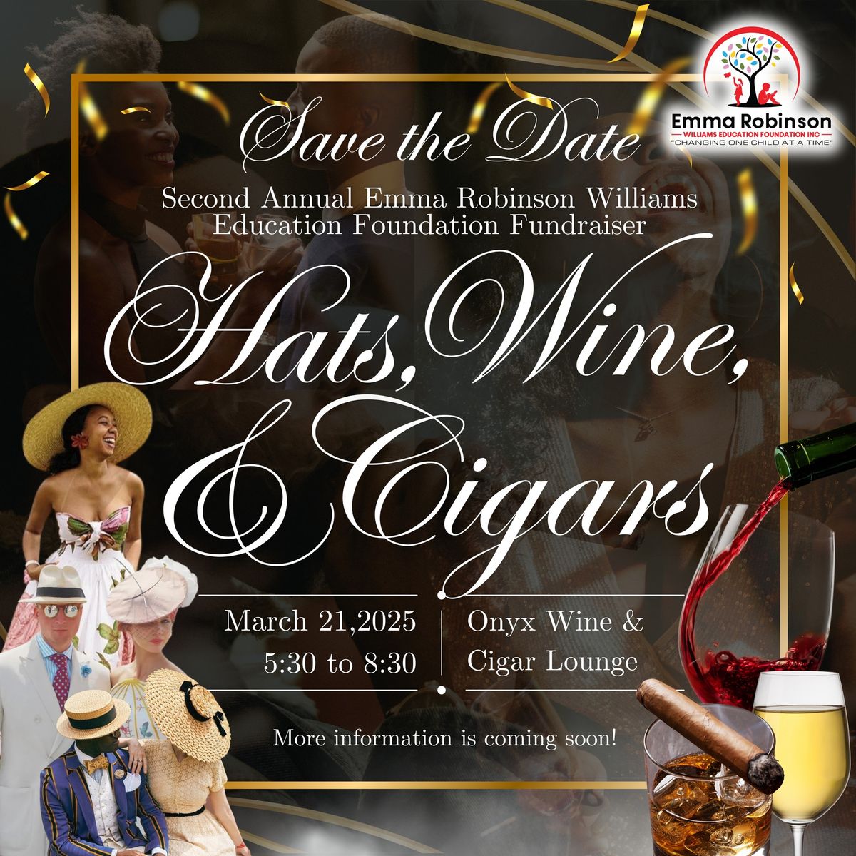 2nd Annual Hats, Wine & Cigars Fundraiser