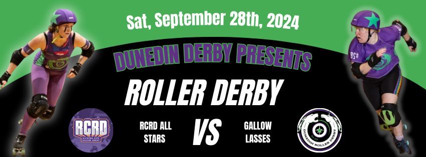 Roller Derby Game - Dunedin's Gallow Lasses Vs Wellington's Richter City All Stars