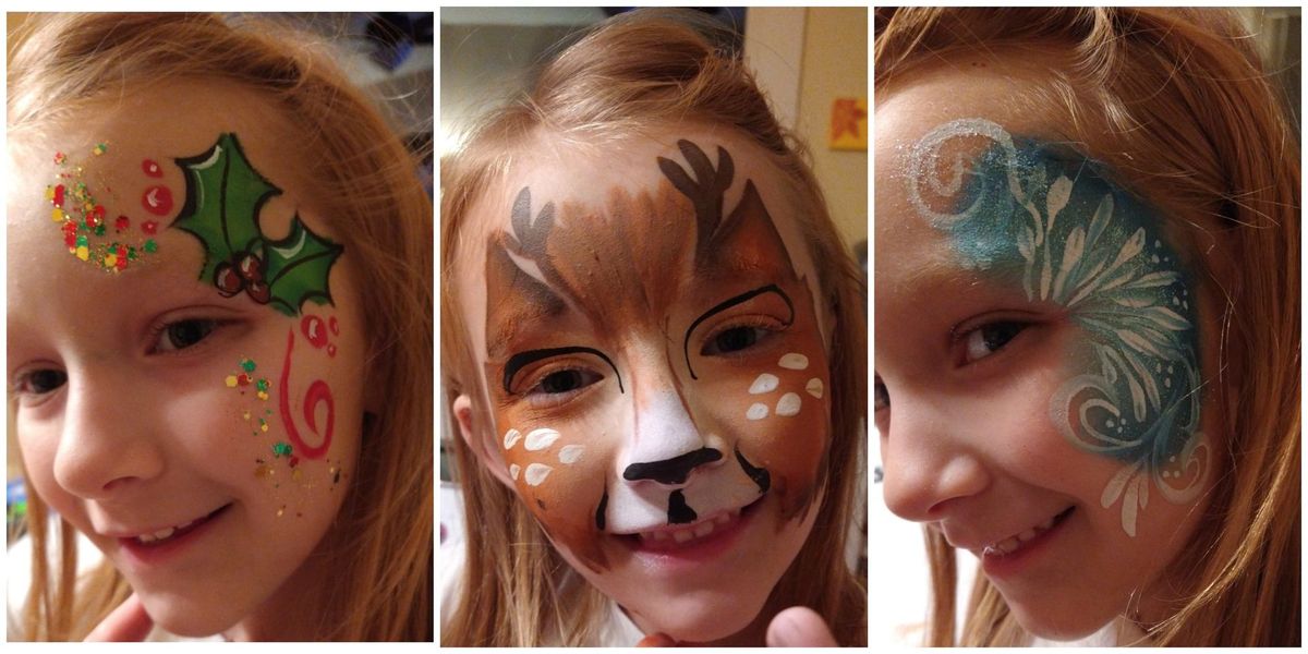 Face Painting at The Kris Kringle Markt