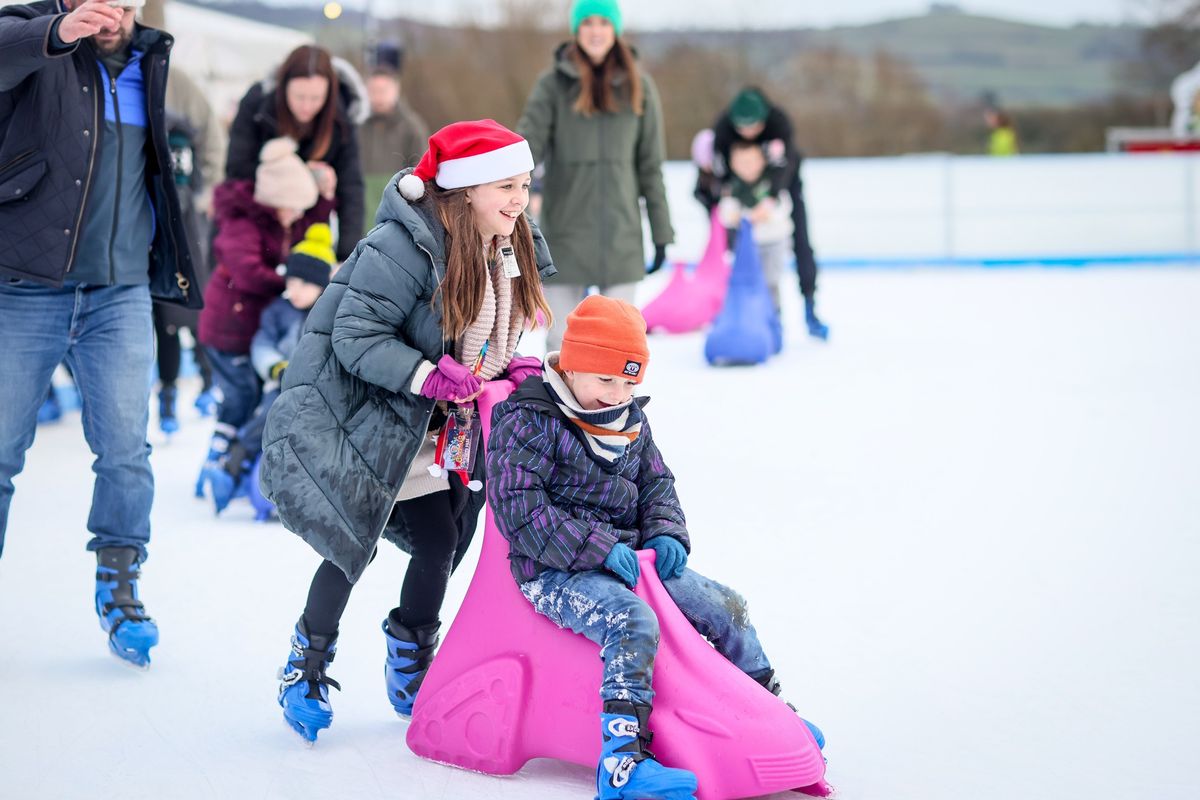 Festive Outdoor Ice Skating