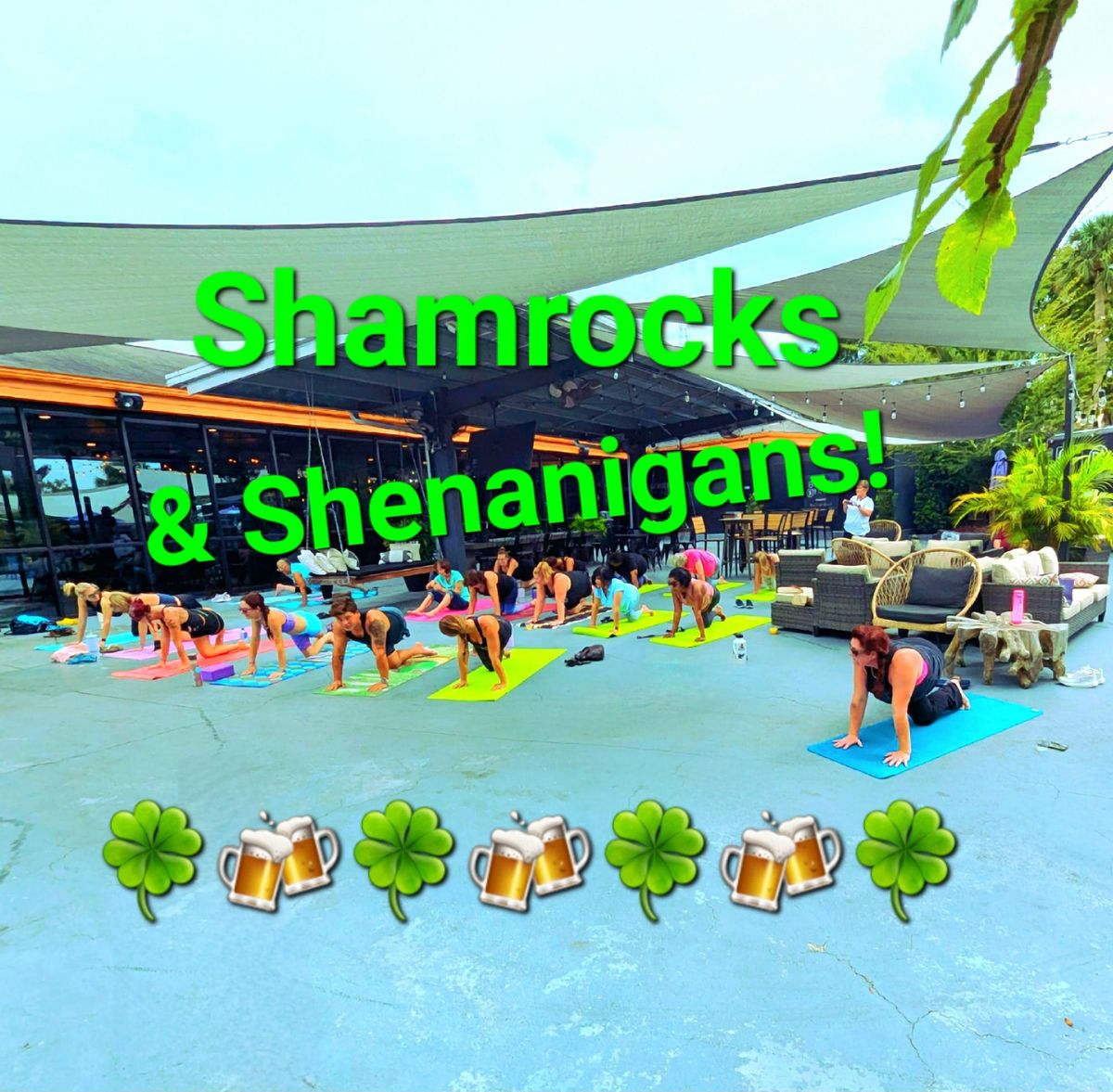 Planks & Prosecco- SHAMROCKS & SHENANIGANS!\ud83c\udf40