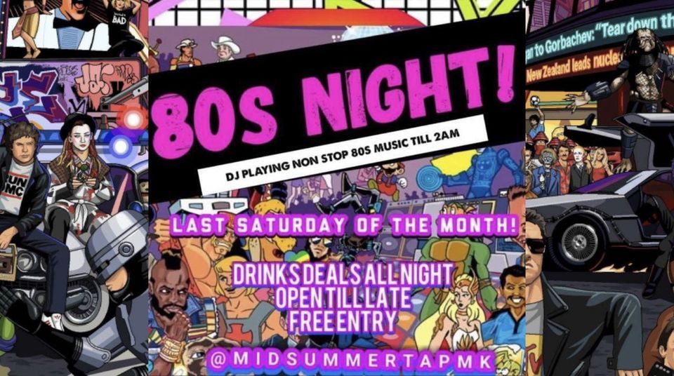 80's Night Tonight