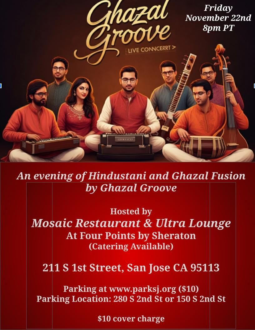 An evening of Hindustani & Ghazal Fusion by Ghazal Groove