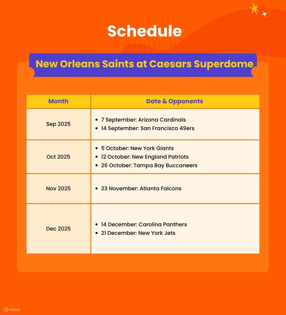 Premium Tailgate Party: New Orleans Saints vs. New York Jets