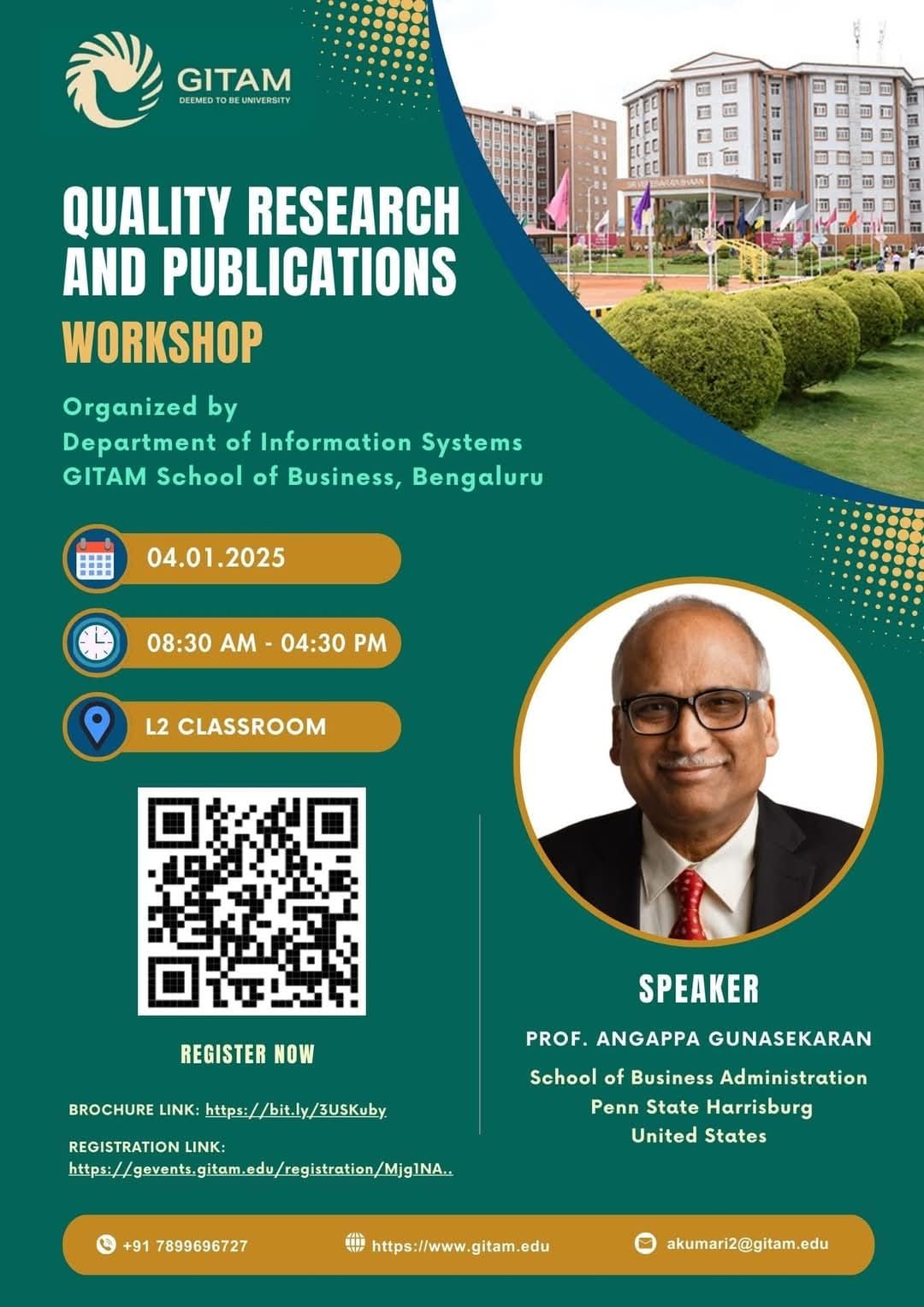 Quality Research and Publications Workshop