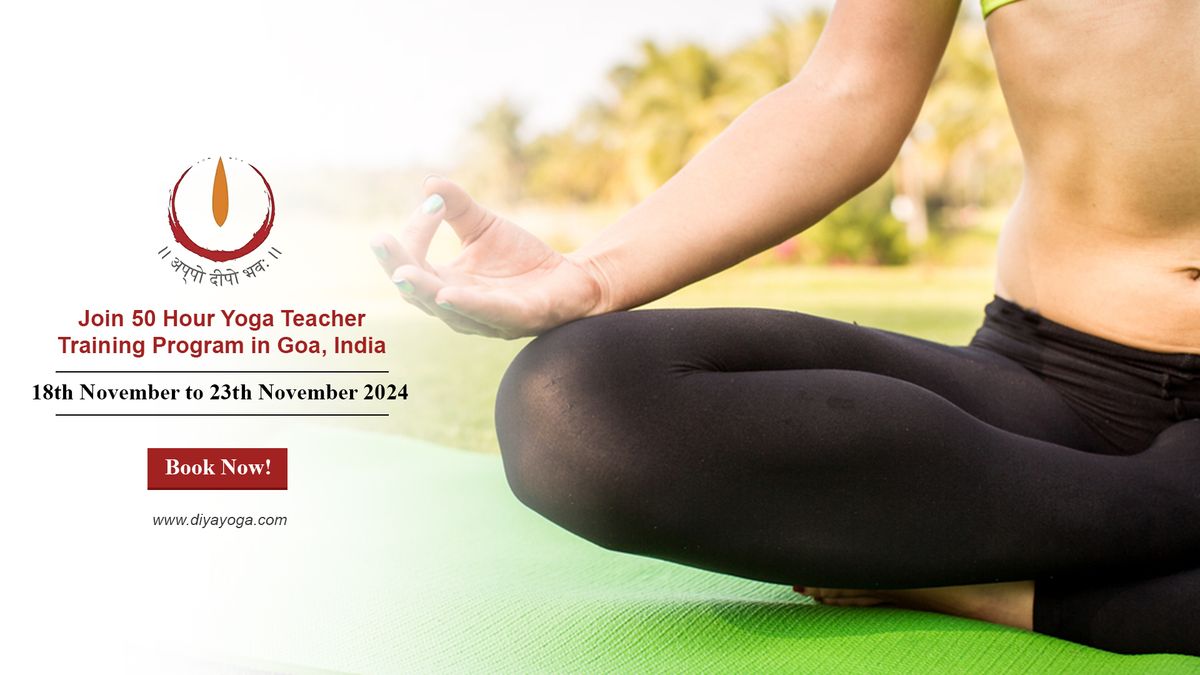 50 Hours Yoga Teacher Training in Goa, India