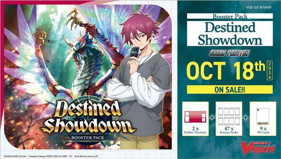 Cardfight: Vanguard DZ-BT04 Destined Showdown Sneak Preview