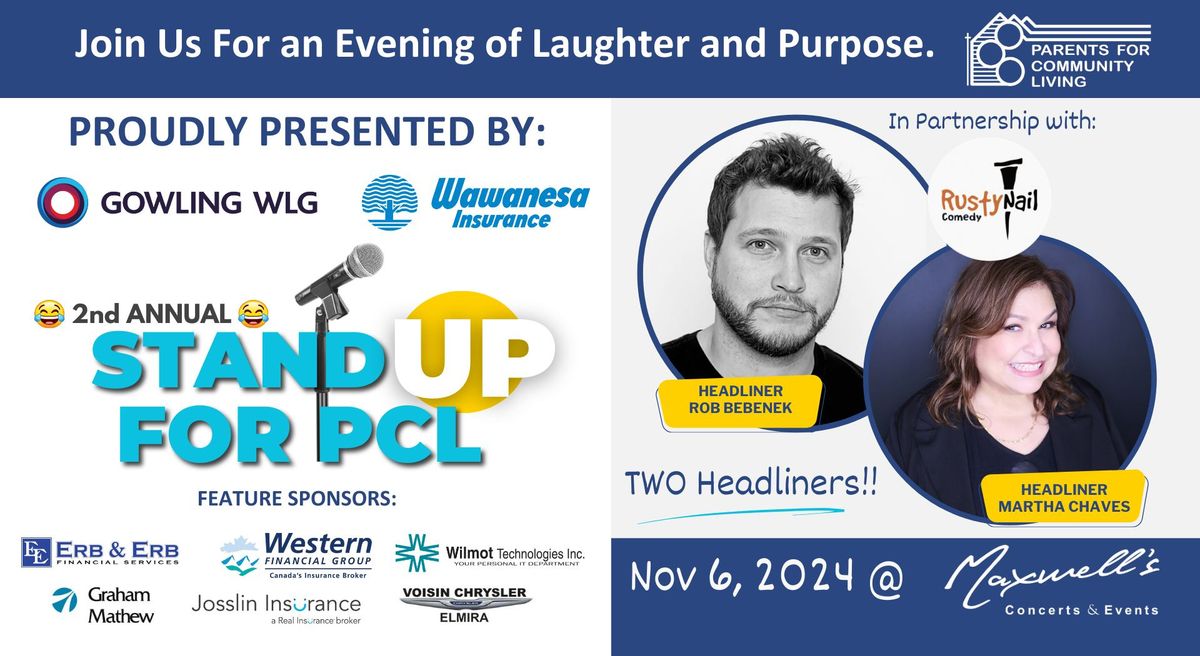 Stand Up for PCL -  Comedy Event