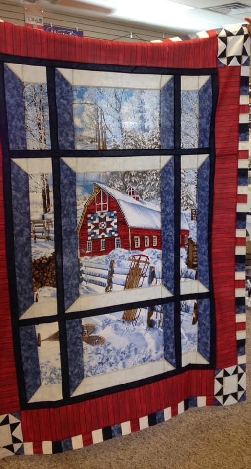 Attic Window Panel Quilt