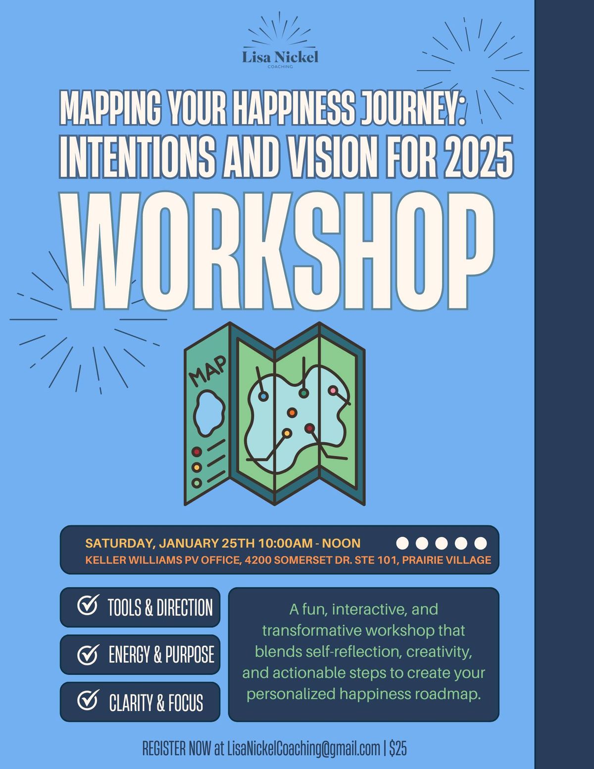 Mapping Your Happiness Journey: Intentions and Vision for 2025