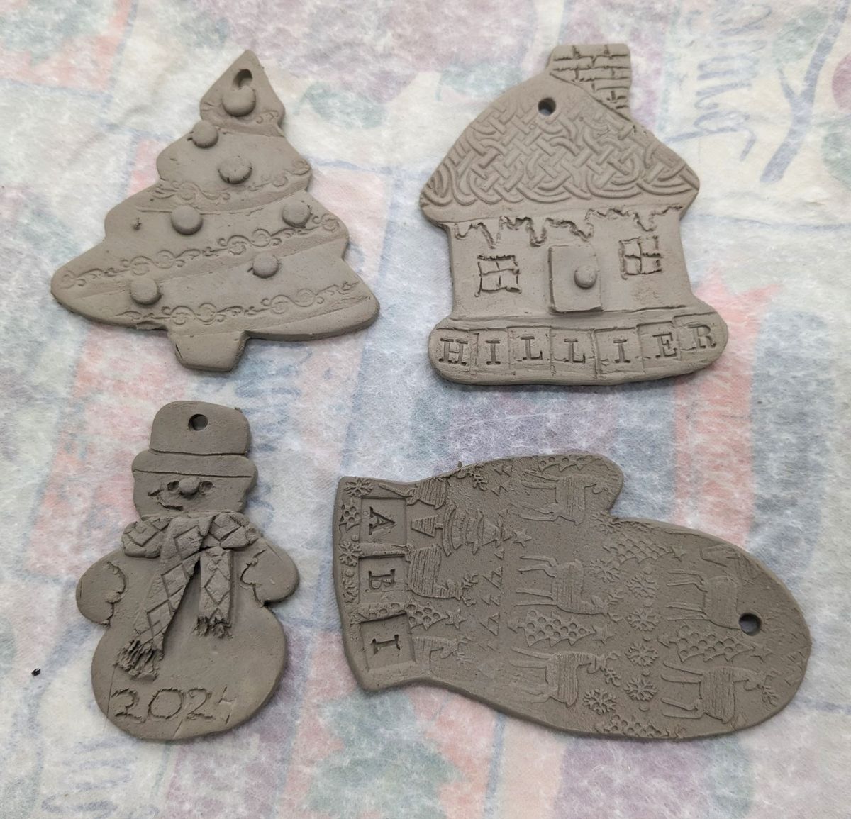 Clay Cookie Cutter Ornaments "2.0"