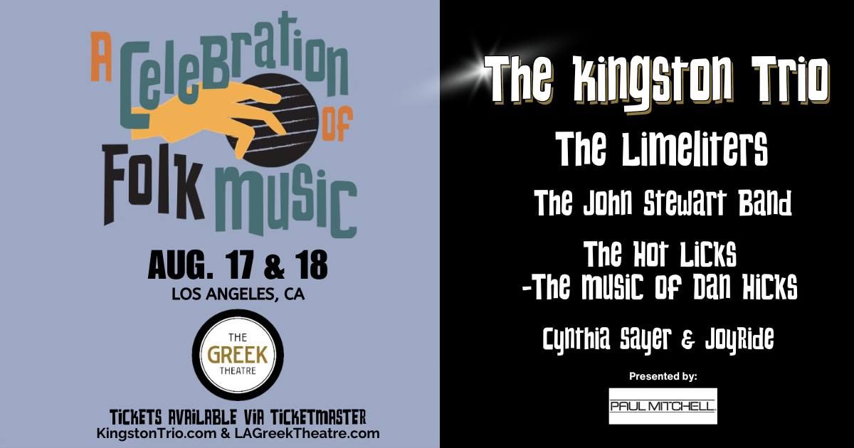 A Celebration of Folk Music at The Greek Theatre! TWO NIGHTS!!