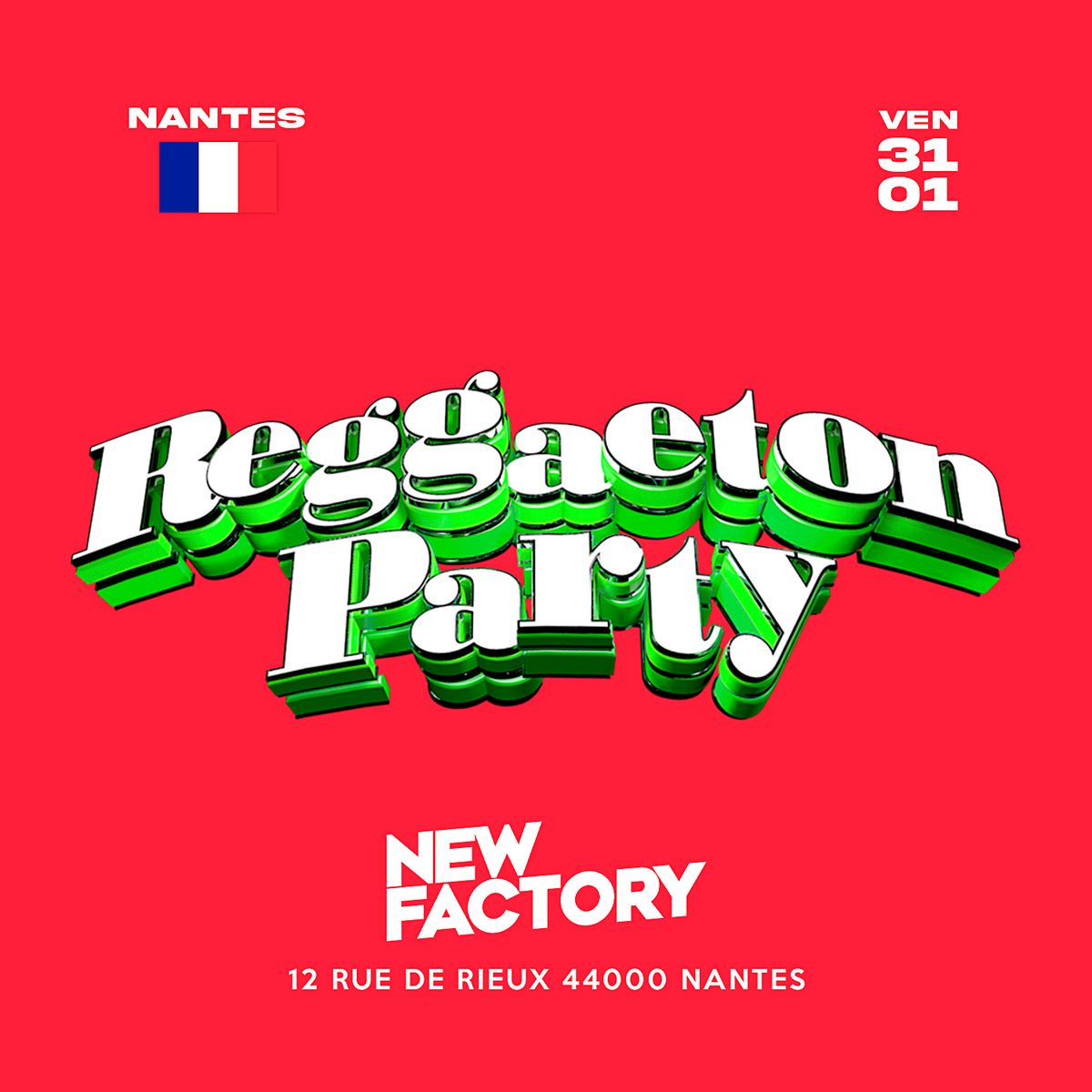 Reggaeton Party #3 - Nantes