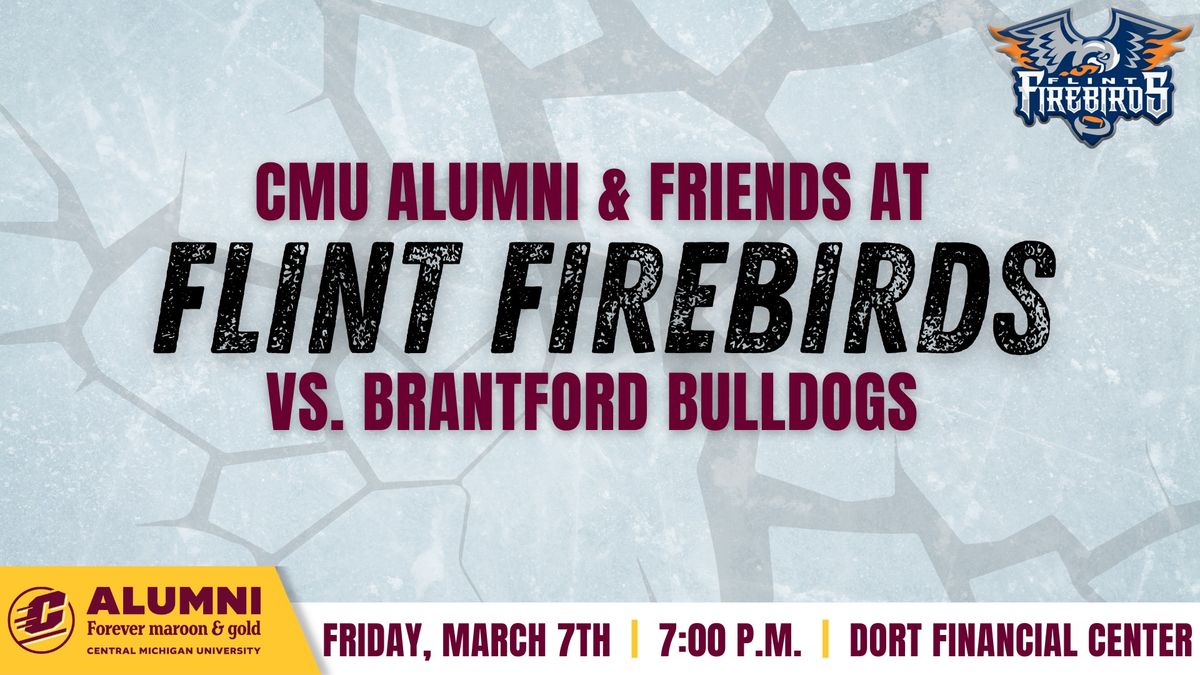 CMU Alumni and Friends at Flint Firebirds