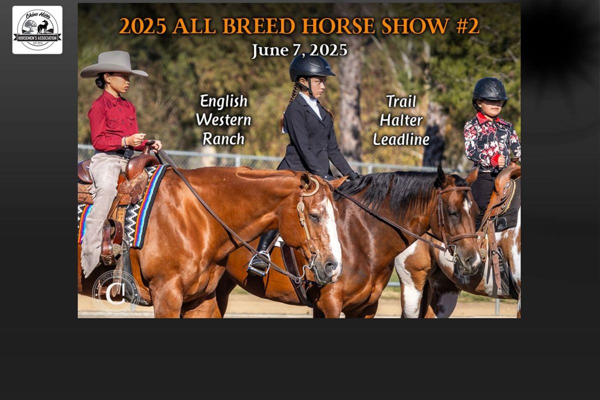 2025 CHHA All Breed Horse Show #2