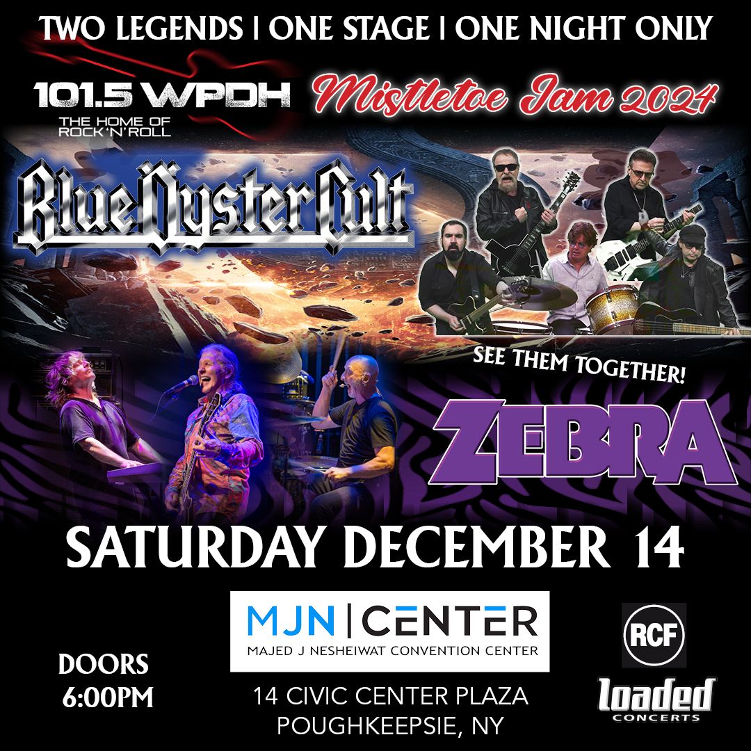 Mistletoe Jam: Blue Oyster Cult & Zebra