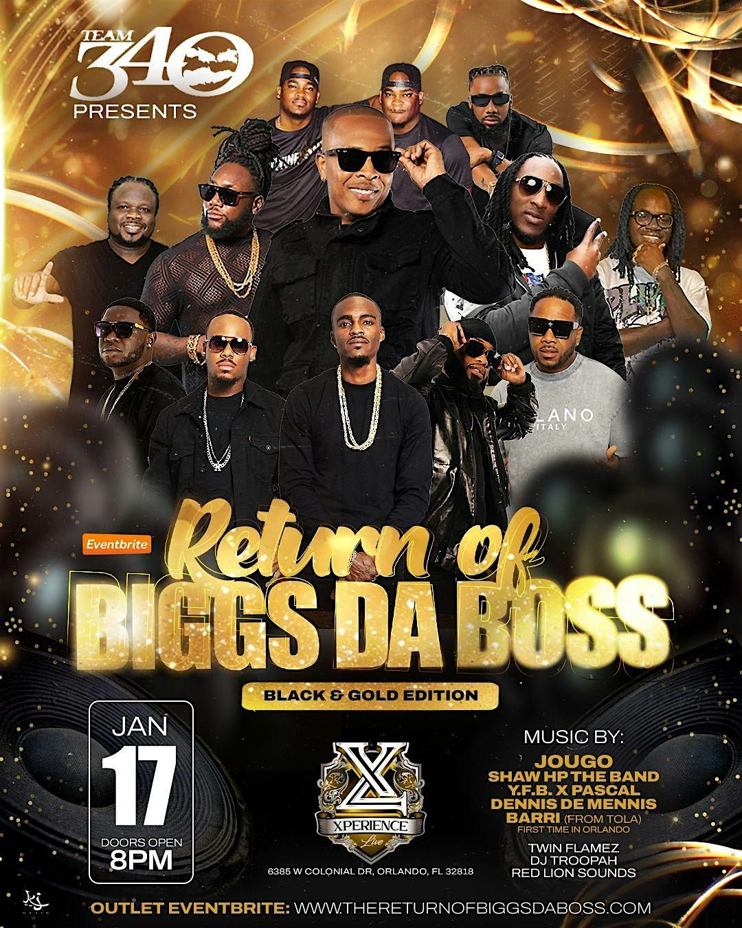 The Return Of Biggs Da Boss Black & Gold Edition
