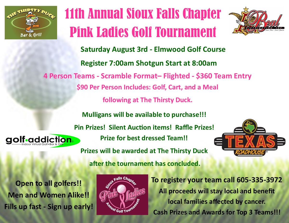 11th Annual Sioux Falls Chapter Pink Ladies Golf Tournament