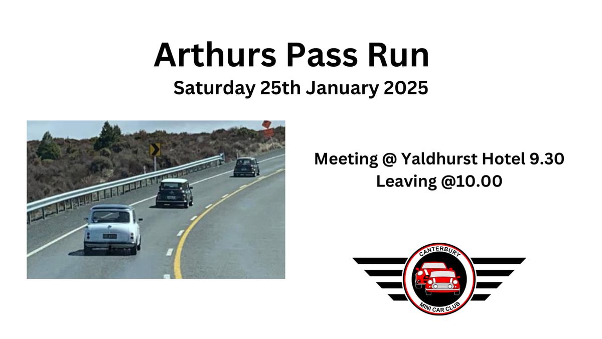 Arthur's Pass Run