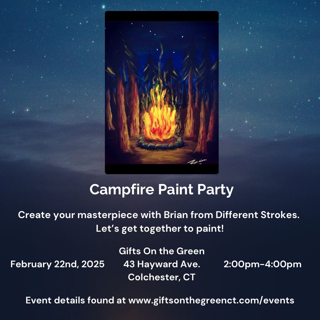 Campfire Paint Party