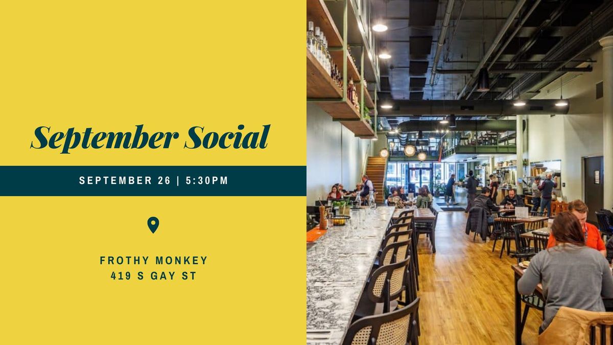 September Social at Frothy Monkey