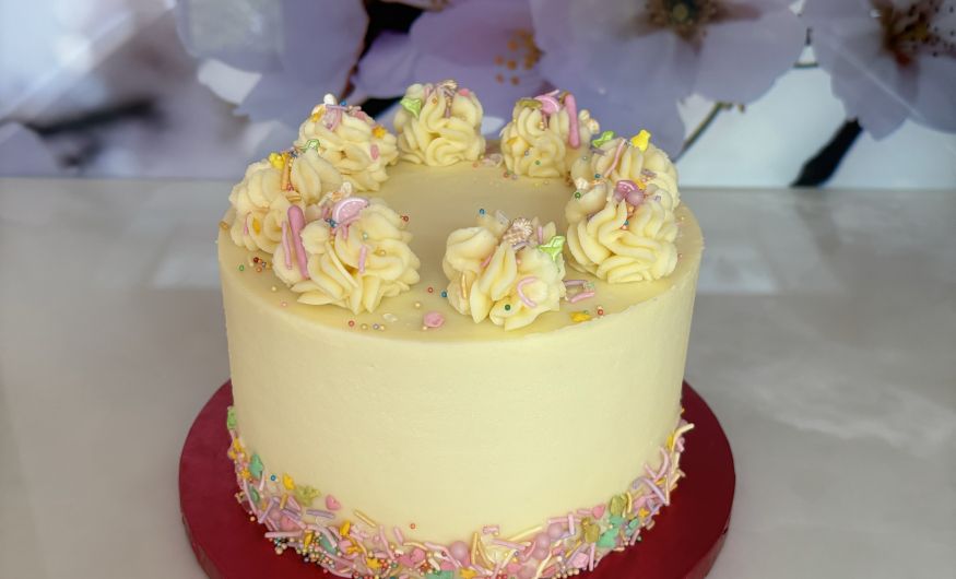 Buttercream Sprinkle Cake