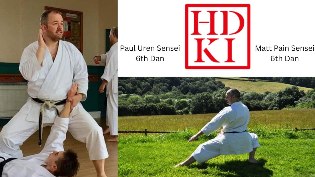 HDKI GB Free Black and Brown Belt course and Dan Grading with Paul Uren Sensei and Matt Pain Sensei