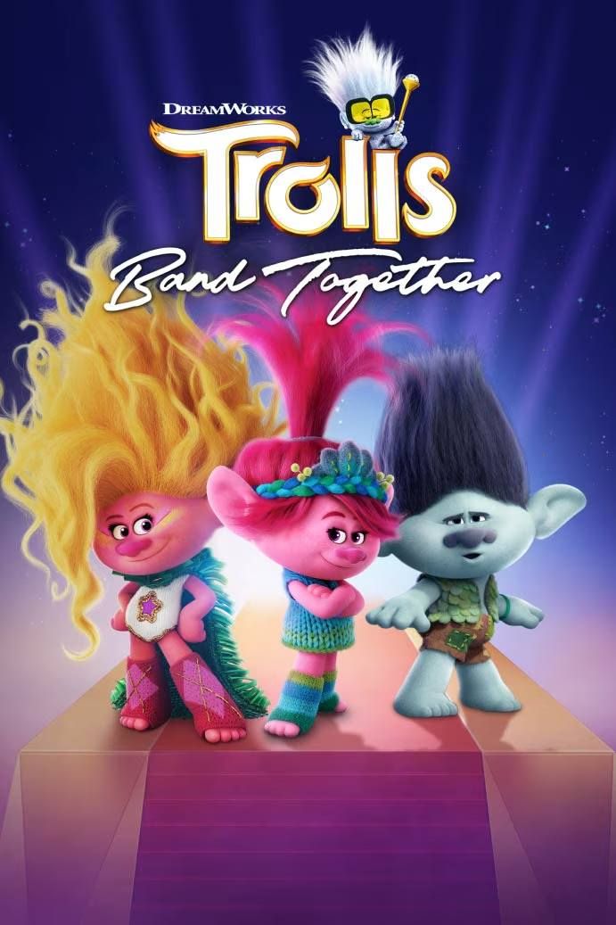 Outdoor Movie Night Trolls Band Together 
