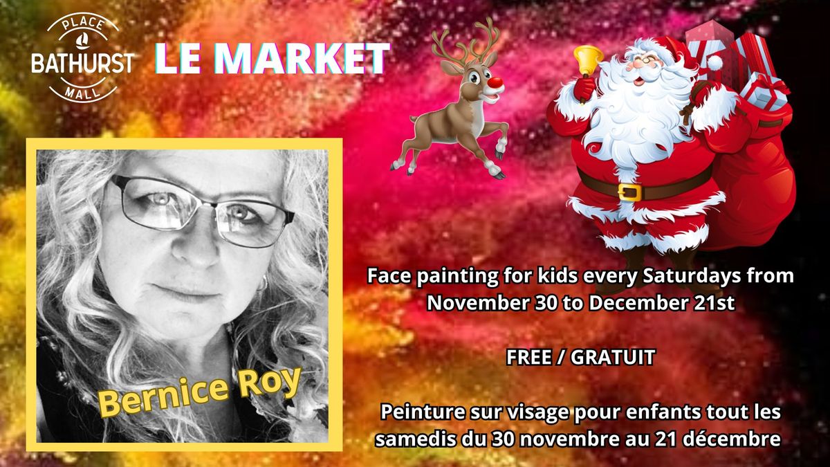 Face painting with Bernice Roy - Peinture sur visage avec Bernice Roy