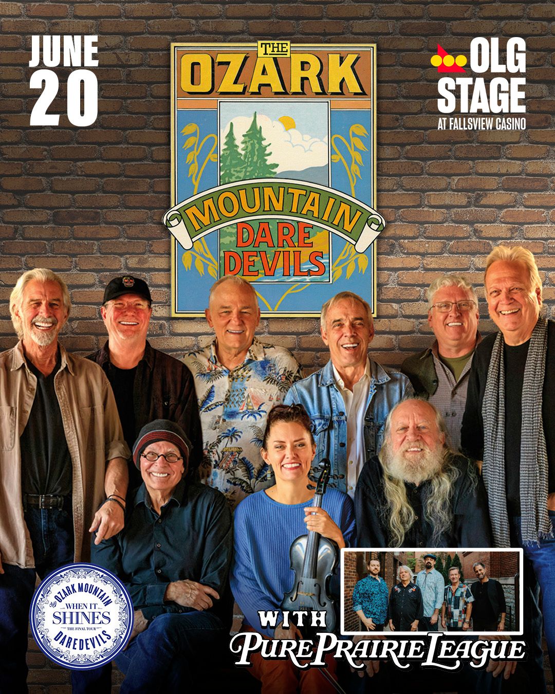 Ozark Mountain Daredevils with Pure Prairie League