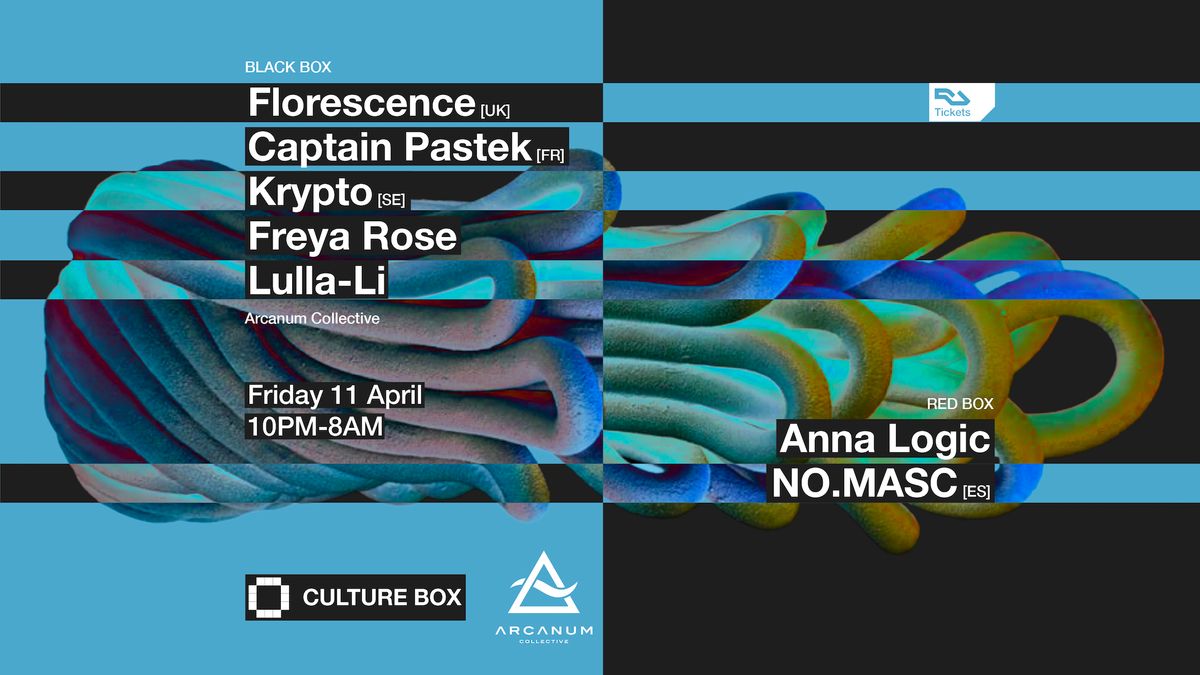 Arcanum Collective: Florescence \/ Captain Pastek \/ Krypto \/ Freya Rose \/ Lulla-Li \/ Anna Logic \/ NO.