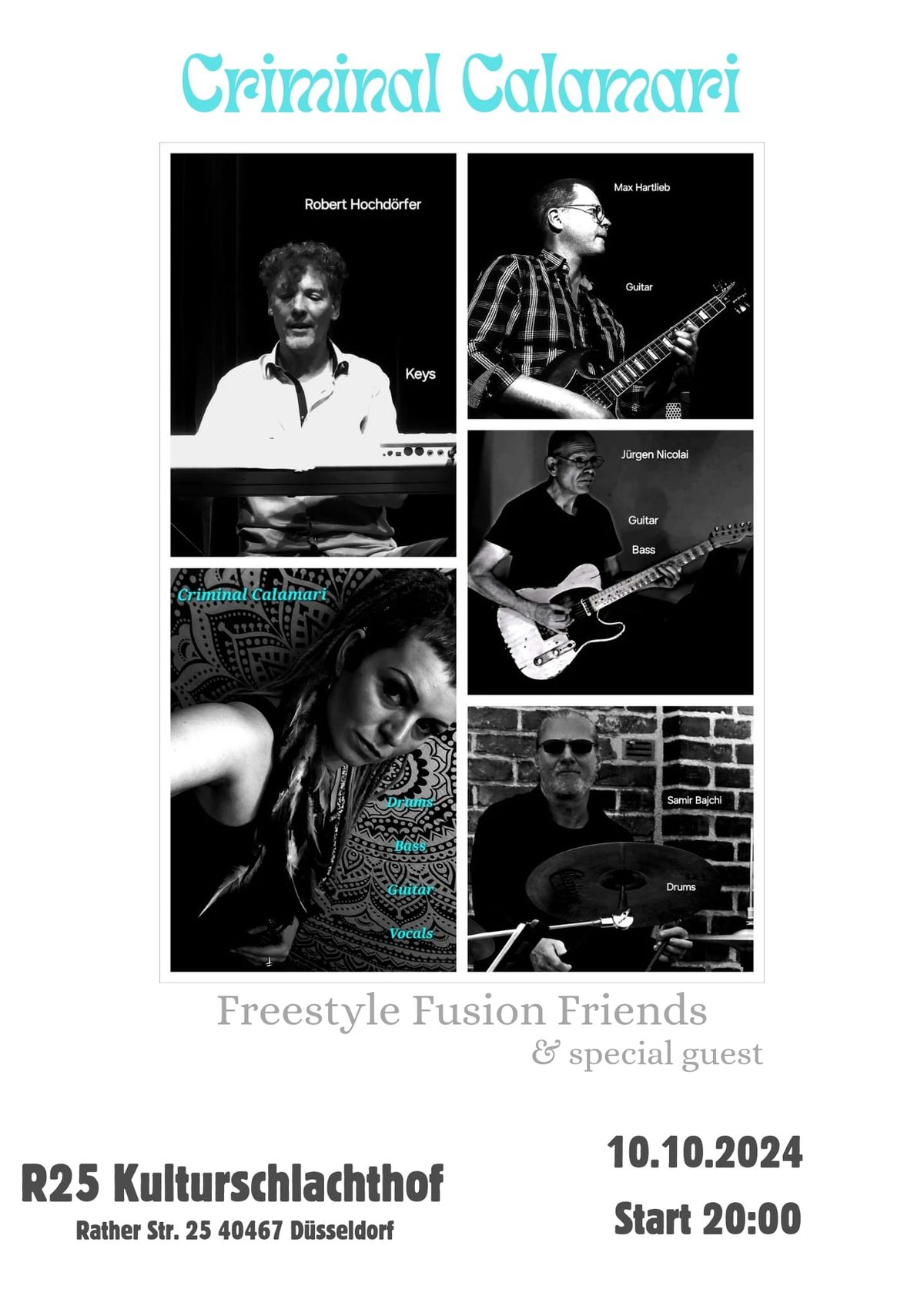 *+*Criminal Calamari*+* & Freestyle Fusion Friends (concert + open jamsession)