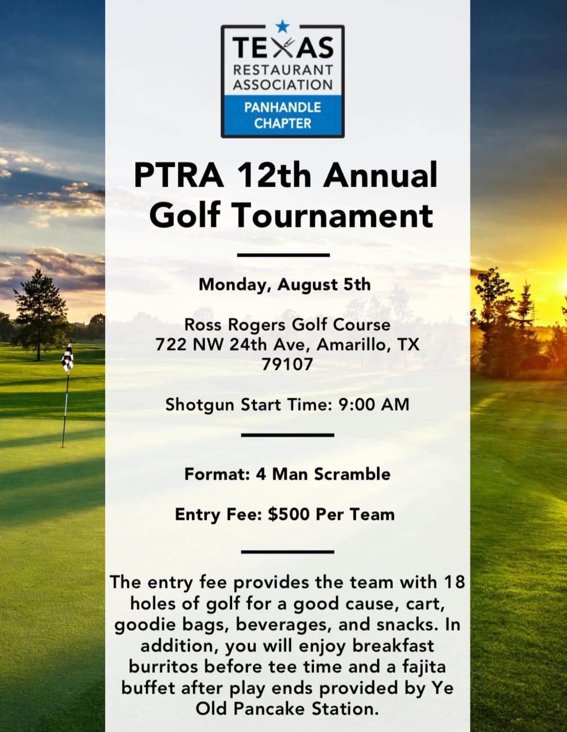 PTRA 12th Annual Golf Tournament