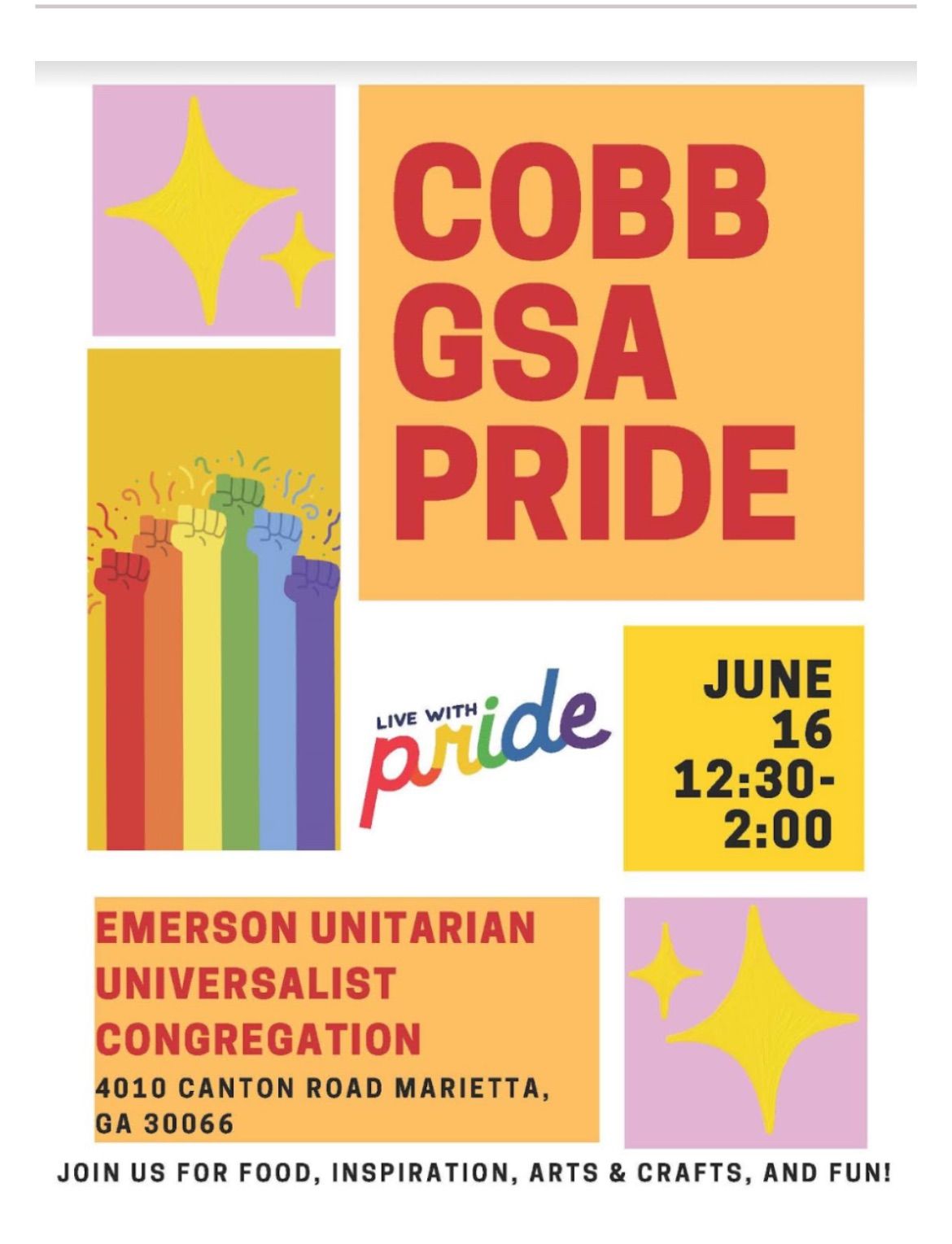 Cobb GSA Hosts Pride Party!