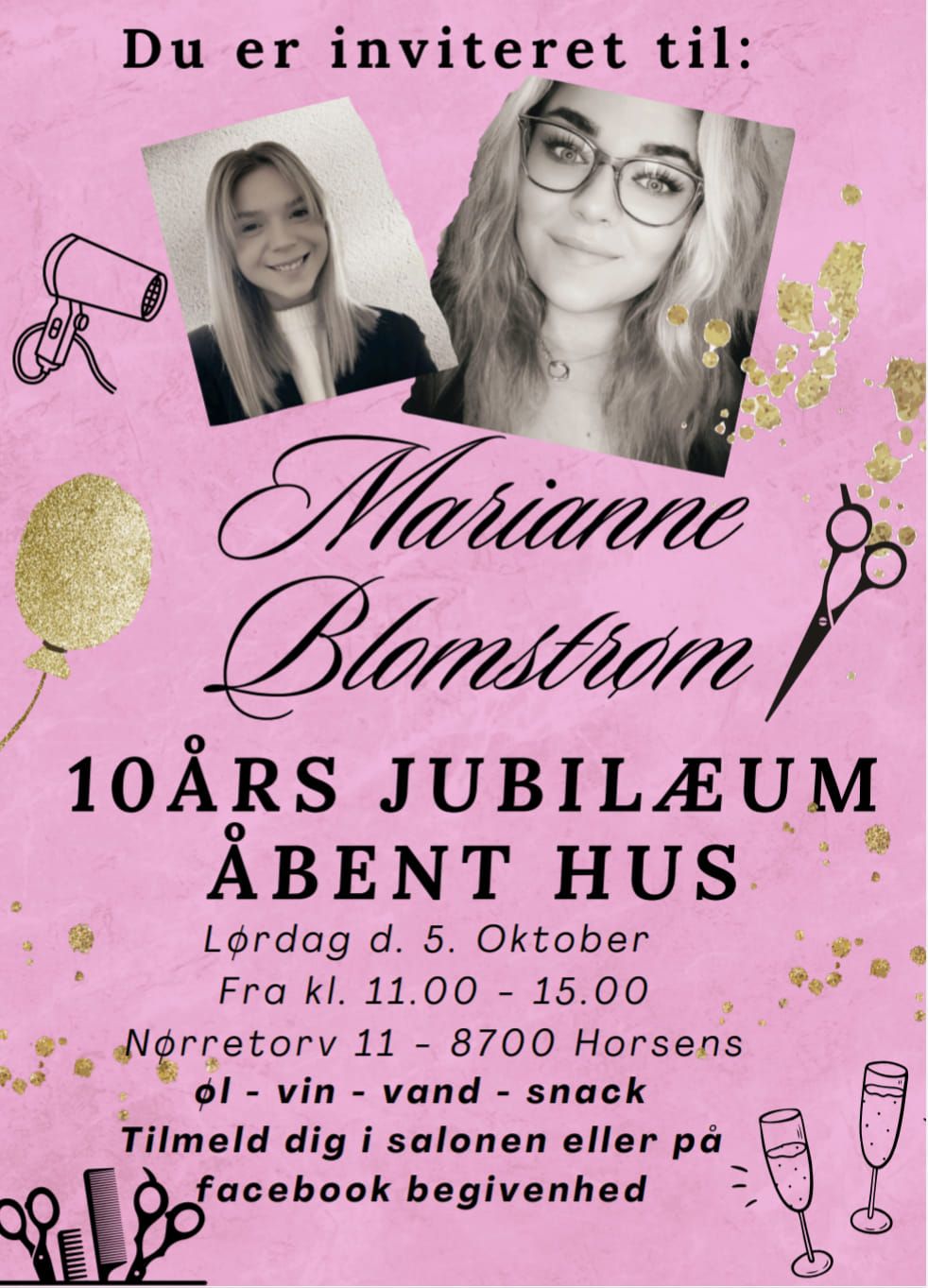 10 \u00c5RS JUBIL\u00c6UM - MARIANNE BLOMSTR\u00d8M