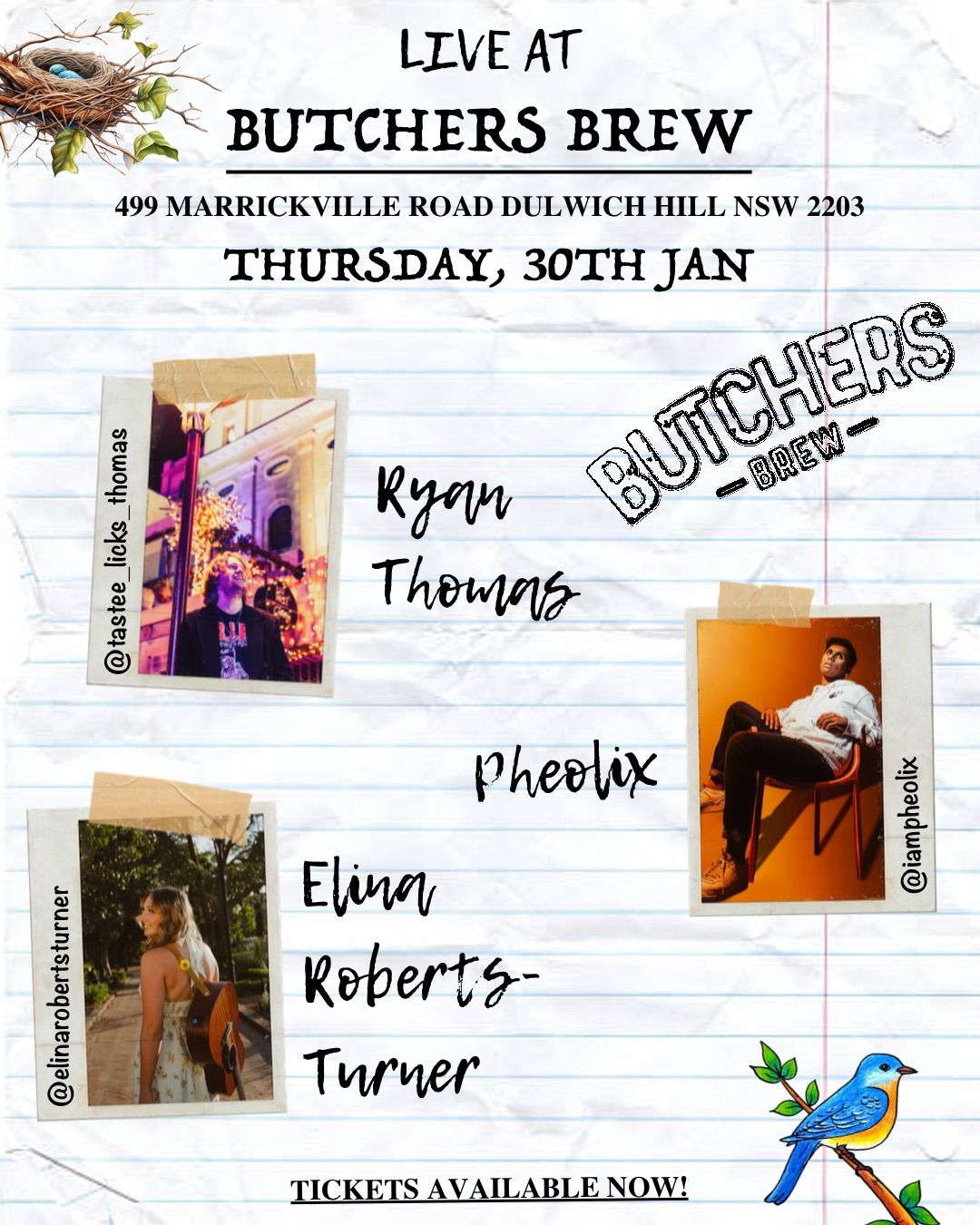 Show @ Butchers Brew 