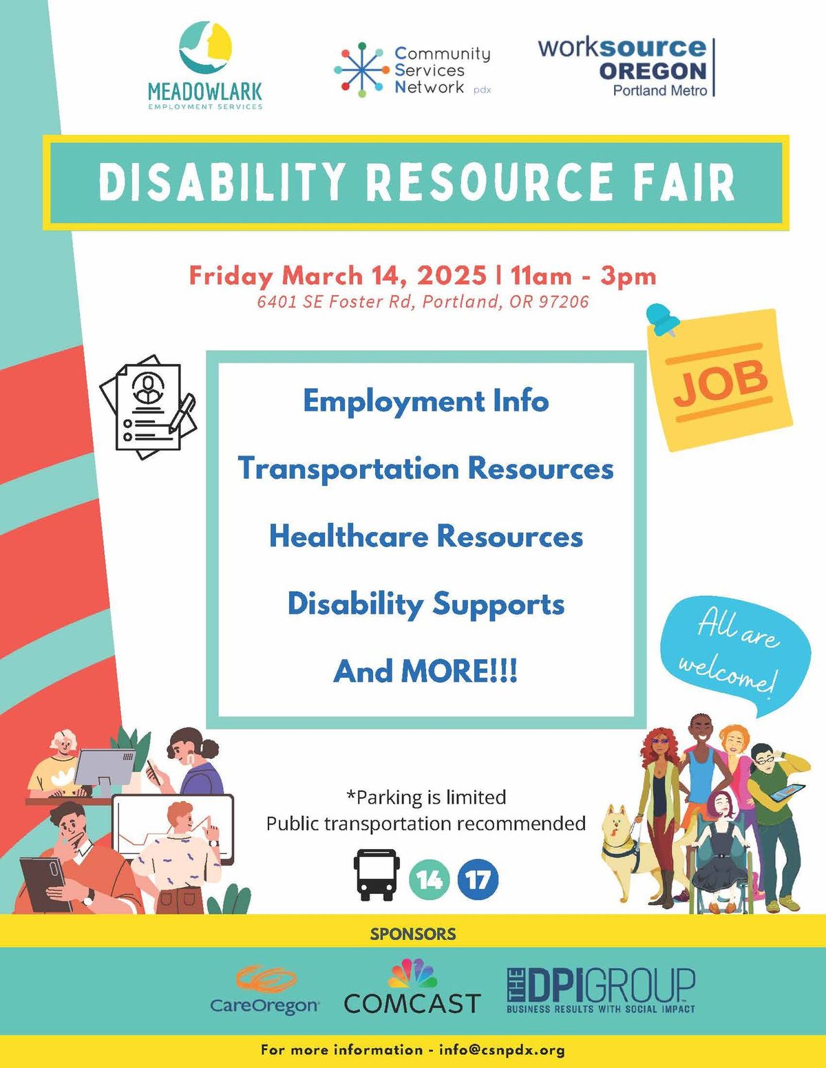 Disability Resource Fair at SE Works\/WorkSource Oregon