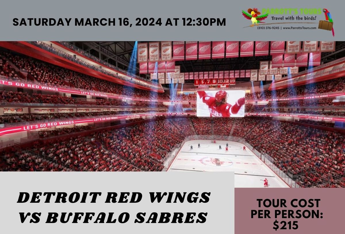 Buffalo Sabres at Detroit Red Wings at Little Caesars Arena