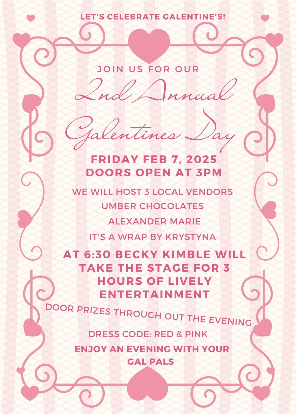 2nd Annual Galentine's Day