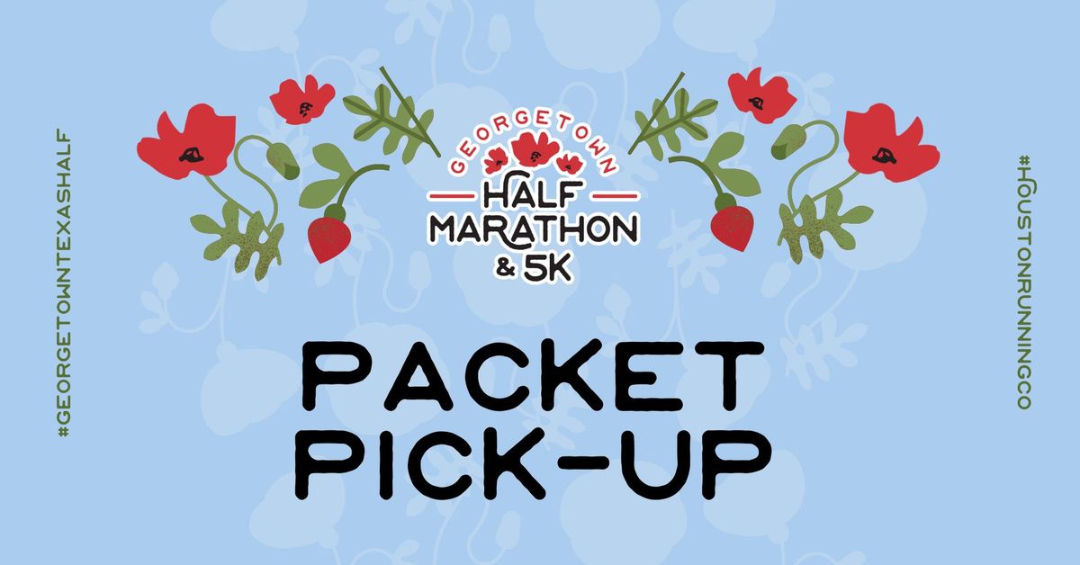 2024 Georgetown Half Marathon & 5K Packet Pick-Up