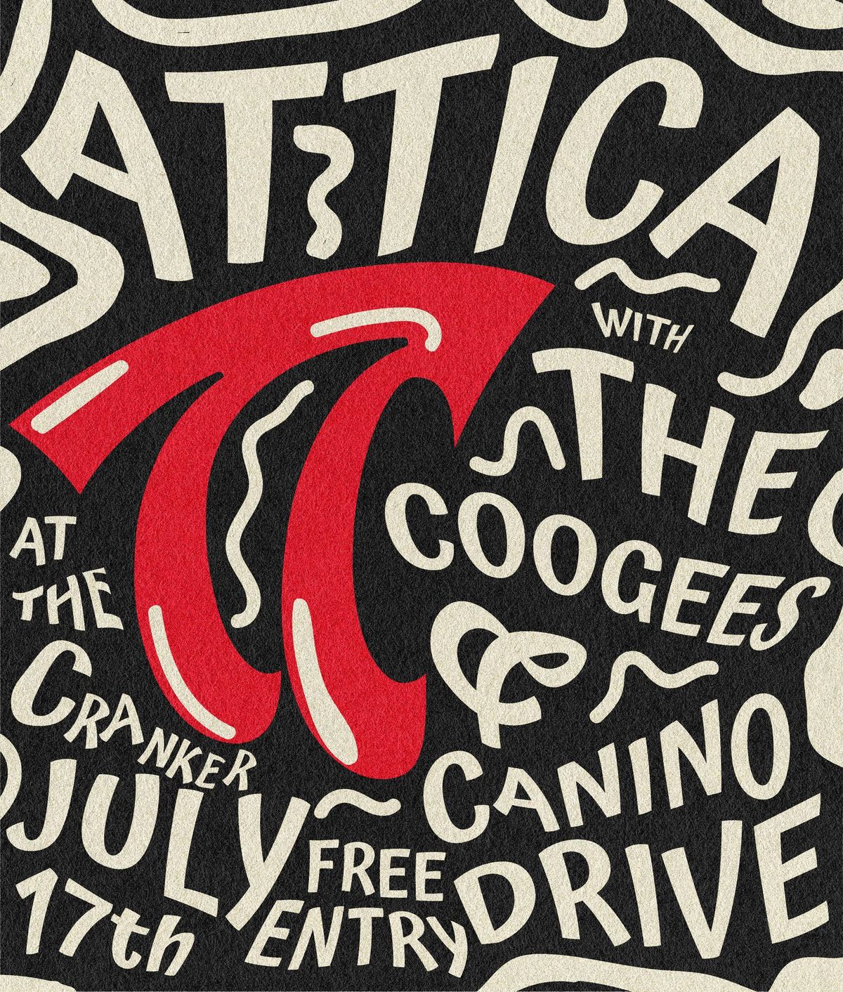 ATTICA at the Cranker with The Coogees & Canino Drive