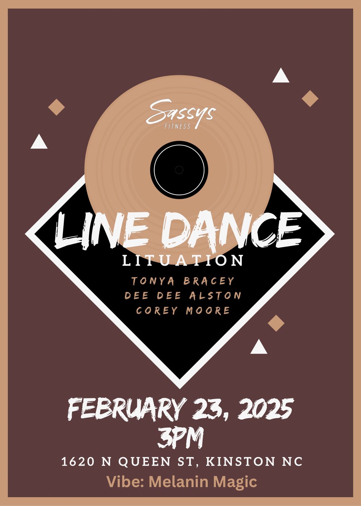 Sassys Line Dance Lituation ~ February ~ Melanin Magic 