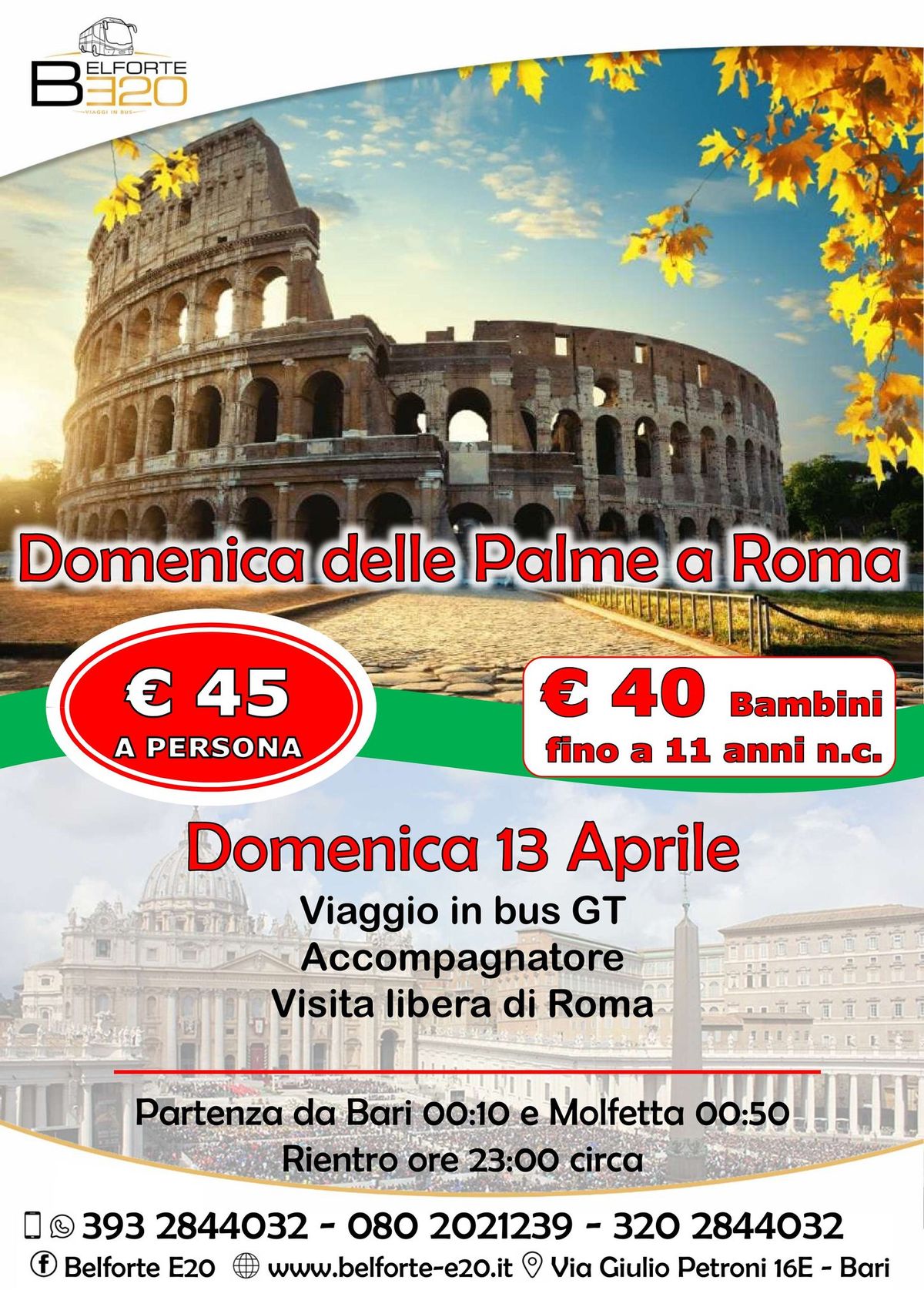 Domenica delle Palme a Roma 13 Aprile 2025 By BE20